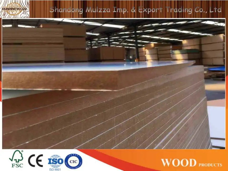 High Density Board Environmental Protection MDF Medium Fiber Board Double-Sided Wood Grain Sticker Cutting Manufacturers Direct Sales
