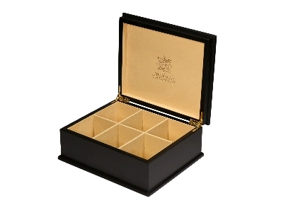 Beautifully Crafted Wooden Tea Packaging Box, Wooden Tea Bags Holder